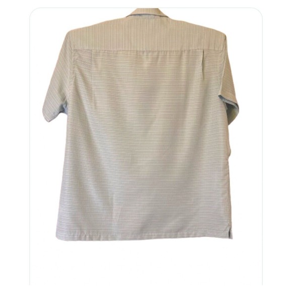 Van Heusen Light Blue Button Up Short Sleeve Shirt XXL 2XL 18 - 18 1/2 - Picture 5 of 6